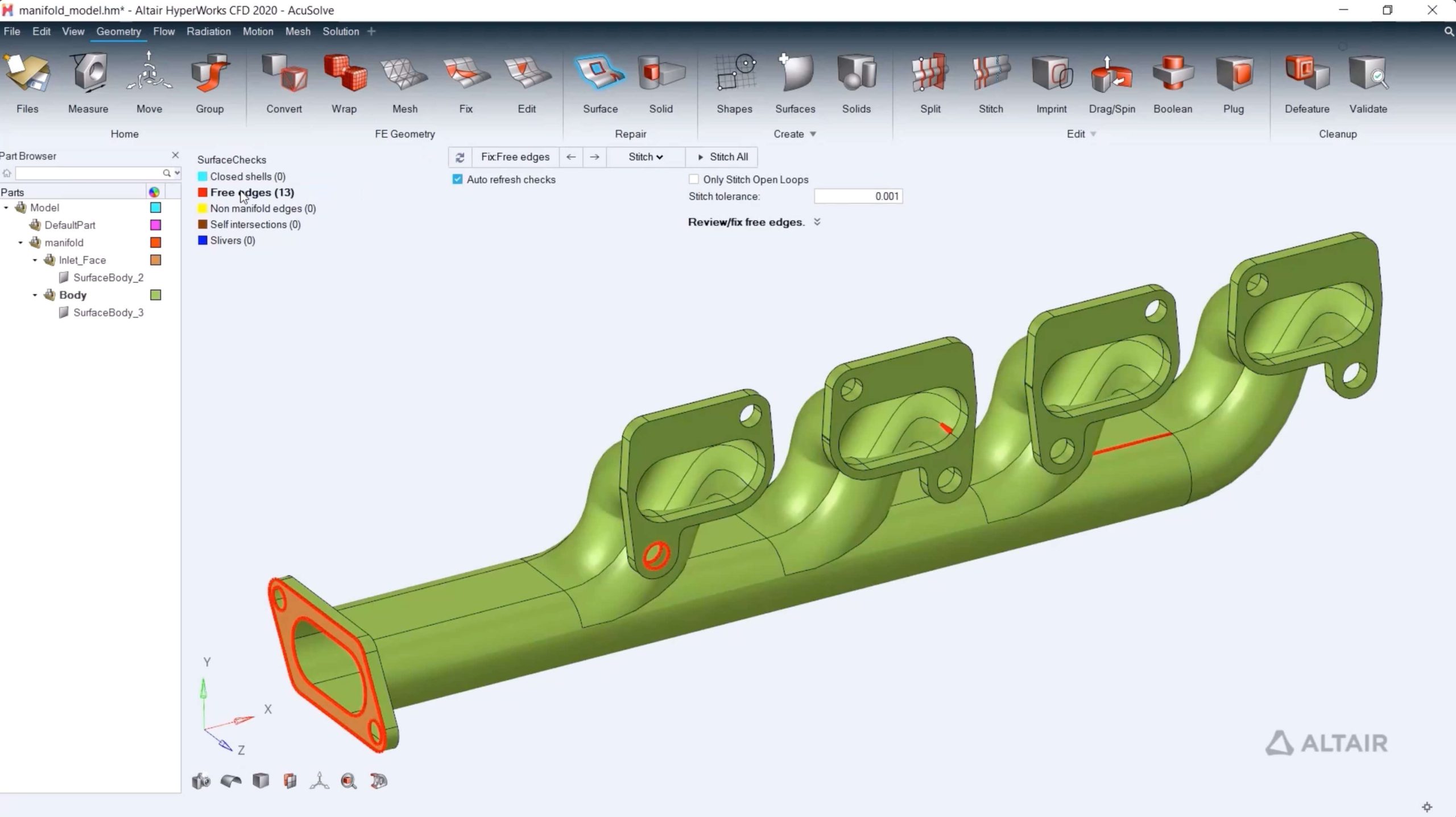 SmartCAE - Altair Hypermesh - Fluidodinamica computazionale CFD
