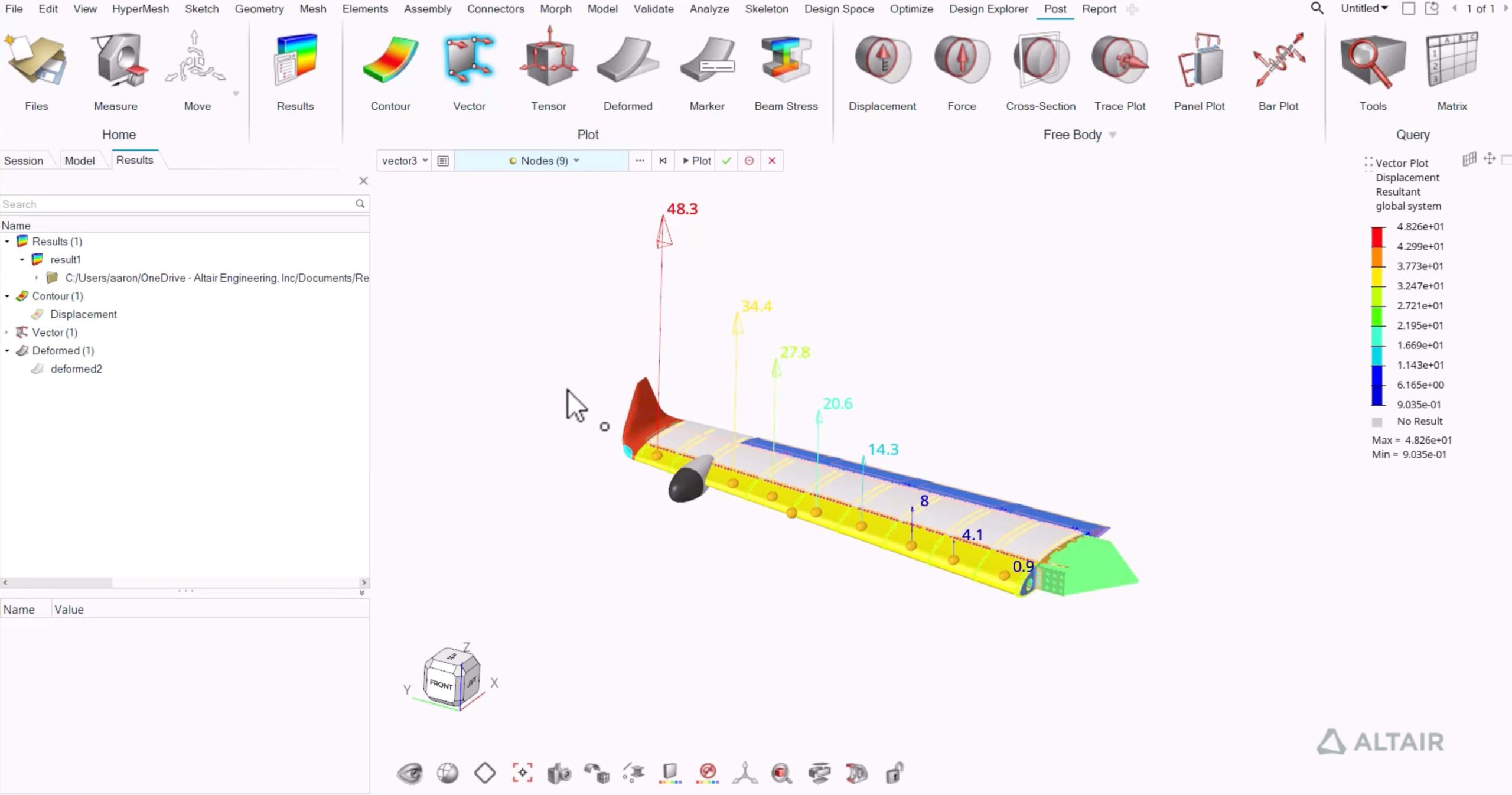 SmartCAE - Altair Hypermesh - Analisi dei risultati e visualizzazione avanzata